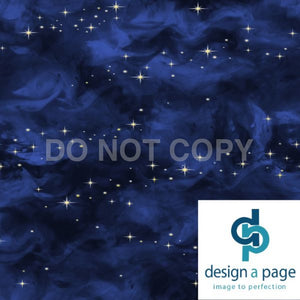 Fabart Design - Showcase Sa Designer A Page Galaxy Blue Fabric