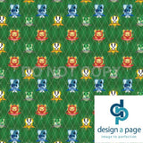 Fabart Design - Showcase Sa Designer A Page Slytherin Crest Fabric