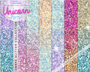 FABArt Design - Unicorn Glitter (Confirm Colour with Order)